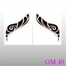 Airbrush Schablone OM49
