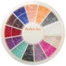 Glitter Strassrondell Perlen